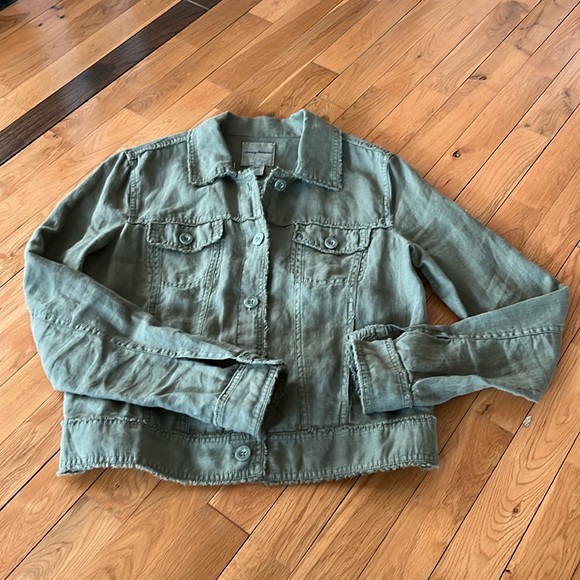 Tommy Bahama Jackets & Blazers - Tommy Bahama Two Palm Raw Edge Point Collar Jacket